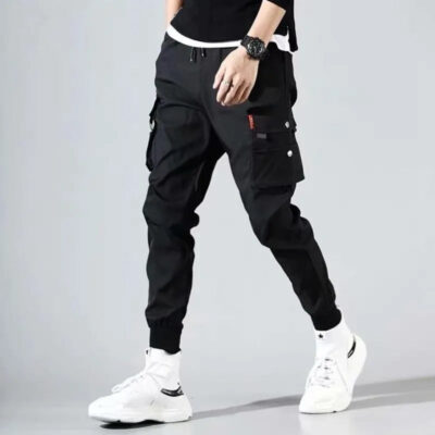 Men Pants Thin Fashion Casual Jogger Pants 2022 Streetwear Cargo Men’s Multi-pockets Trousers Fitness Gyms Sweatpants Mens