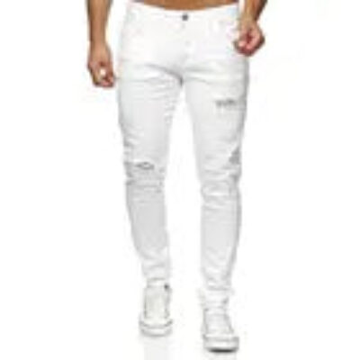 Street Wear Men’s Denim Jeans Pant with White Colors for Sale with OEM Wholesale And Cheap Price Men Jeans